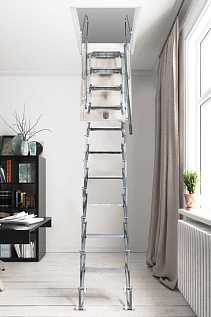 Купить Раздвижная чердачная лестница из литого алюминия Aci Alluminio - изображение 3